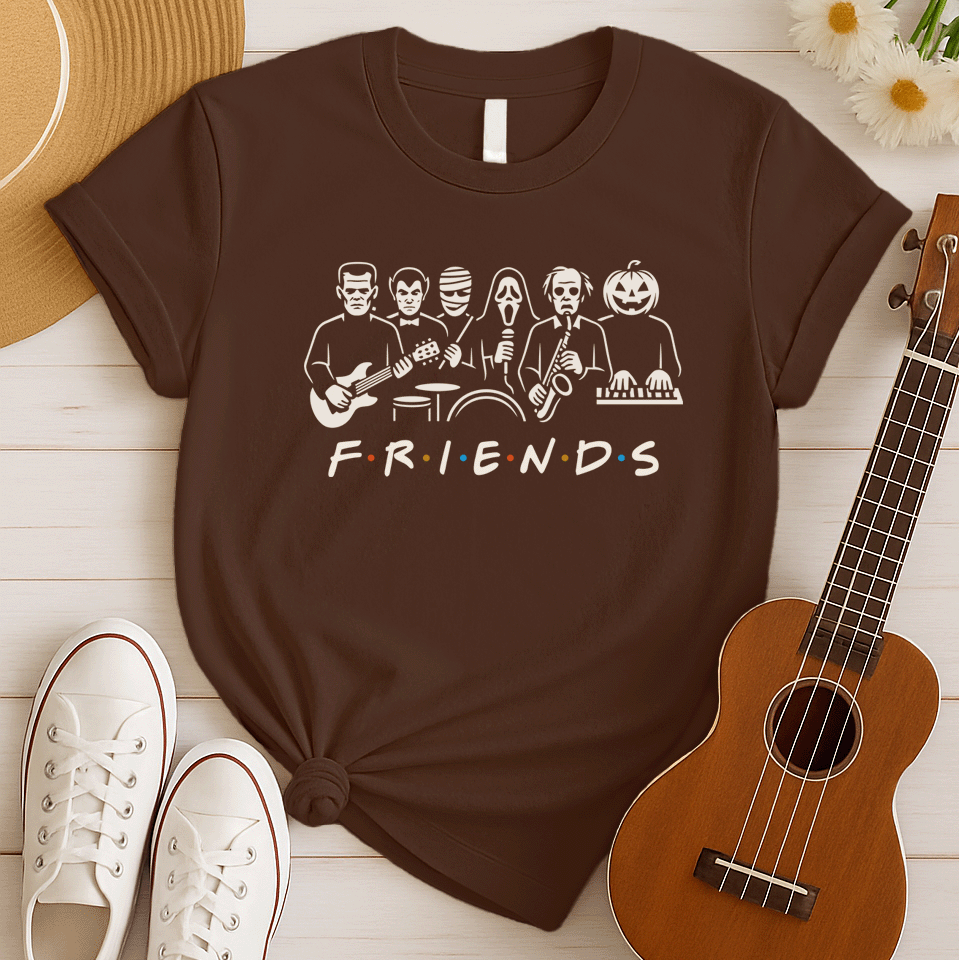 Monster Band Friends | Horror Halloween Tshirt