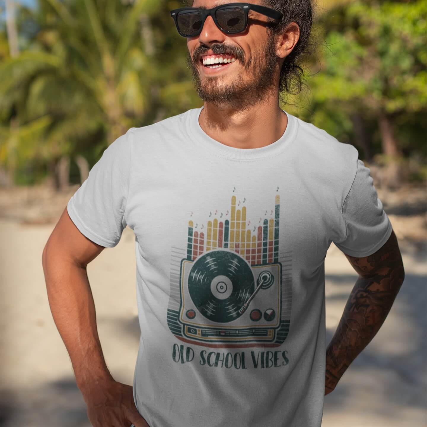 Old School Vibes | Retro Music Tshirt