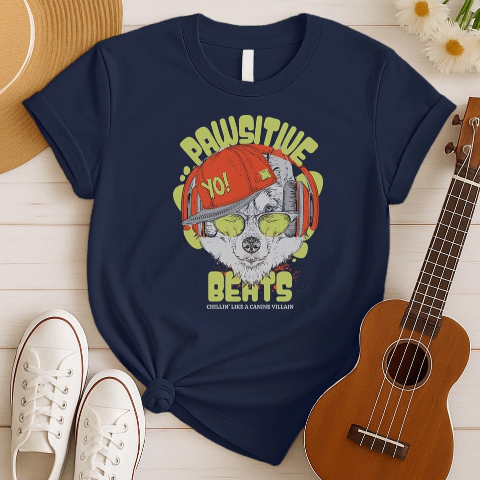 Pawsome Music Vibes | Pet Lover Tshirt