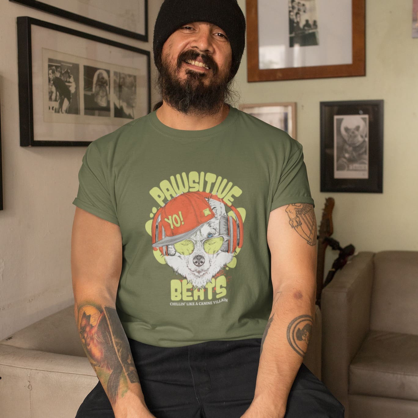 Pawsome Music Vibes | Pet Lover Tshirt