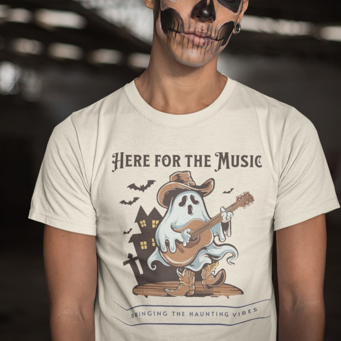 Here For The Music | Haunting Vibes Tshirt