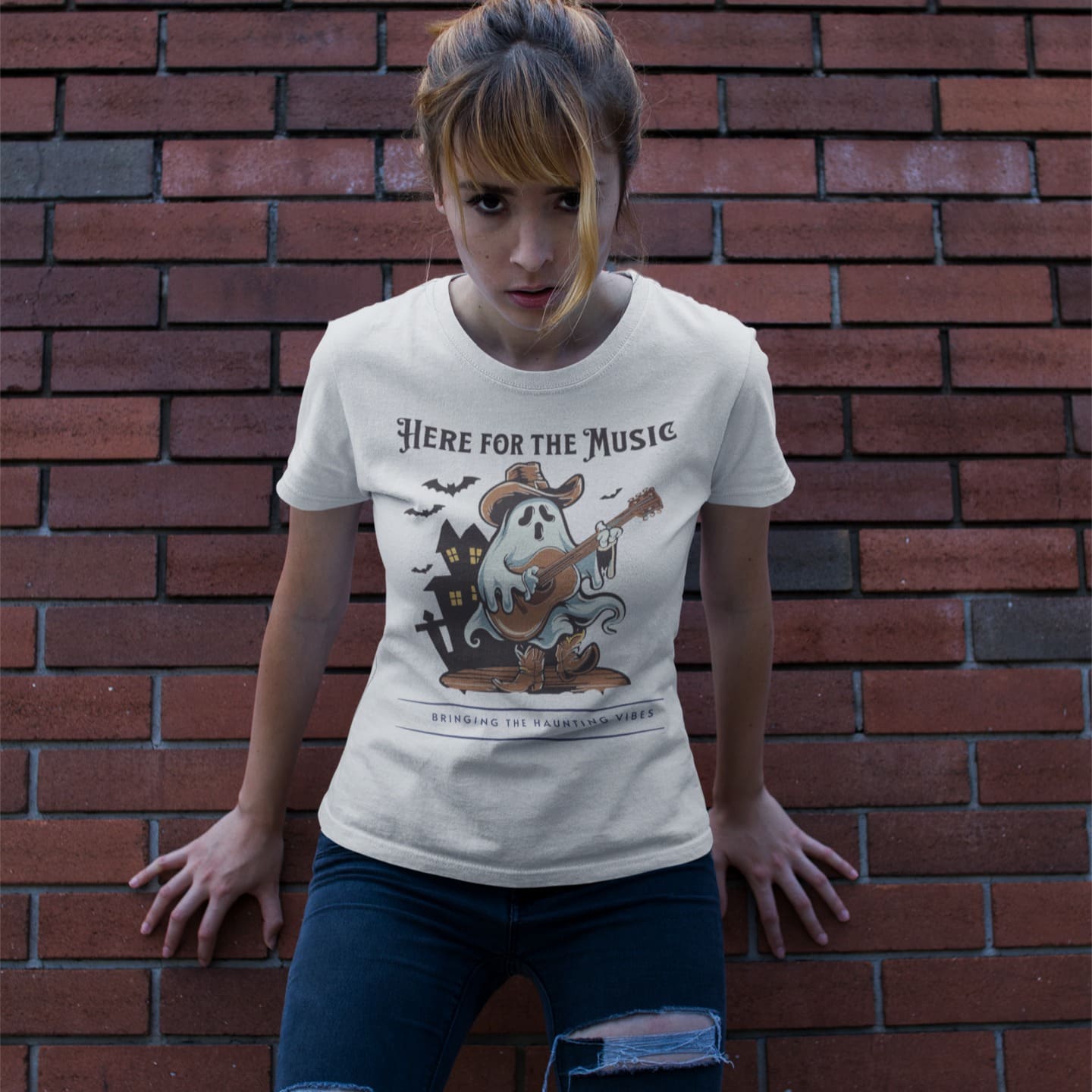 Here For The Music | Haunting Vibes Tshirt