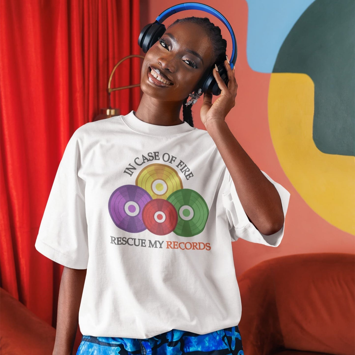 Rescue My Records | Record Lover Tshirt