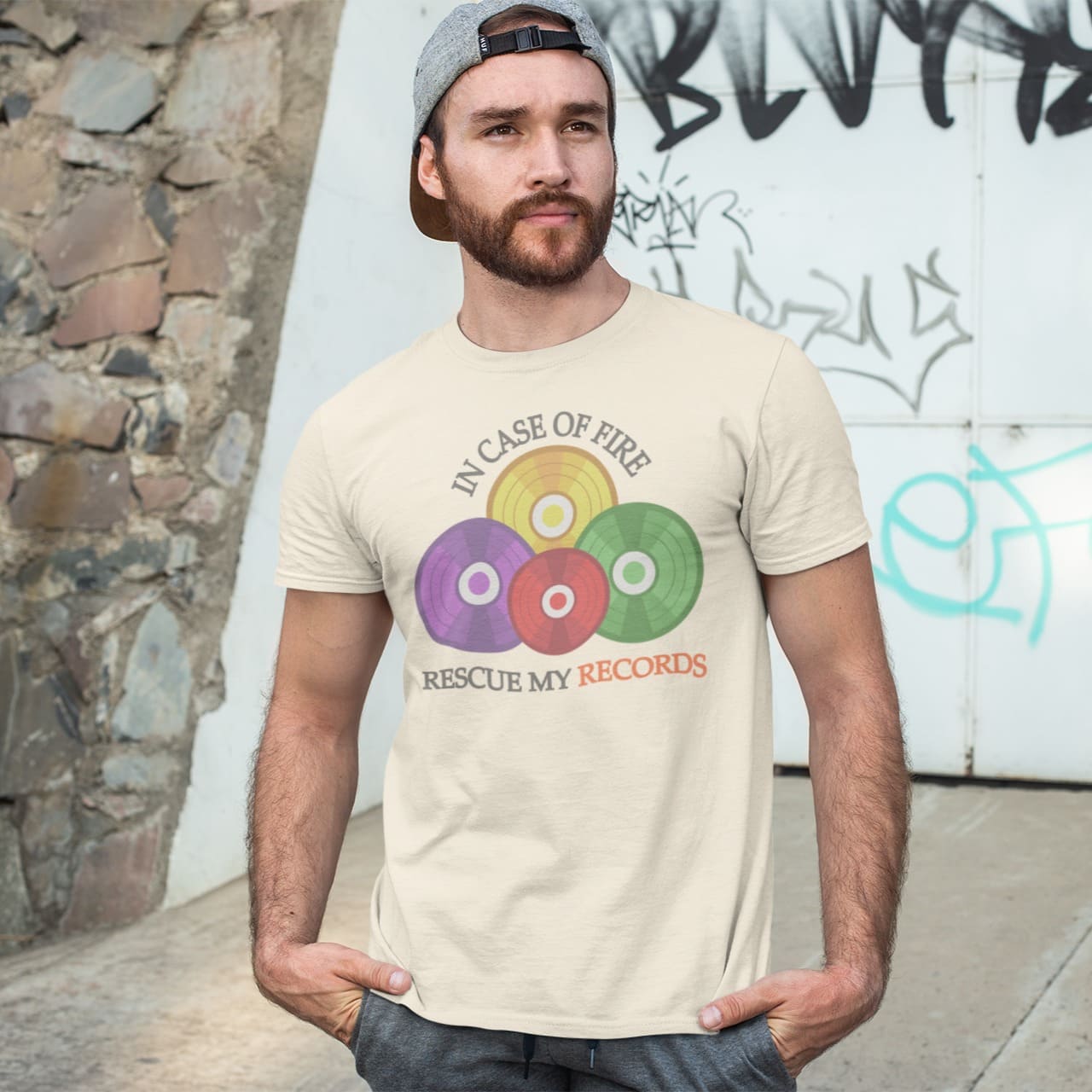 Rescue My Records | Record Lover Tshirt