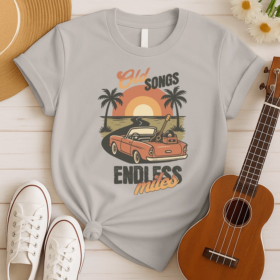 Old Songs Endless Miles | Vintage Tshirt