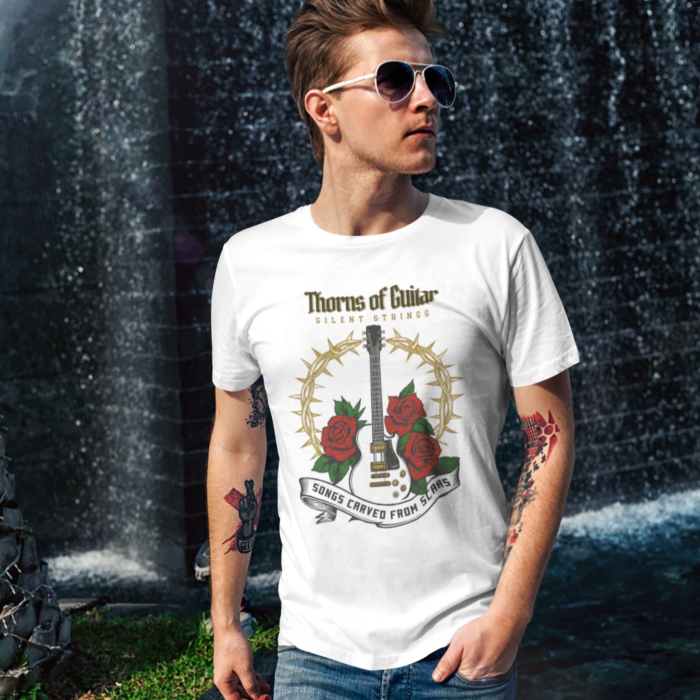 Thorns of Guitar | Rock Metal T-Shirt