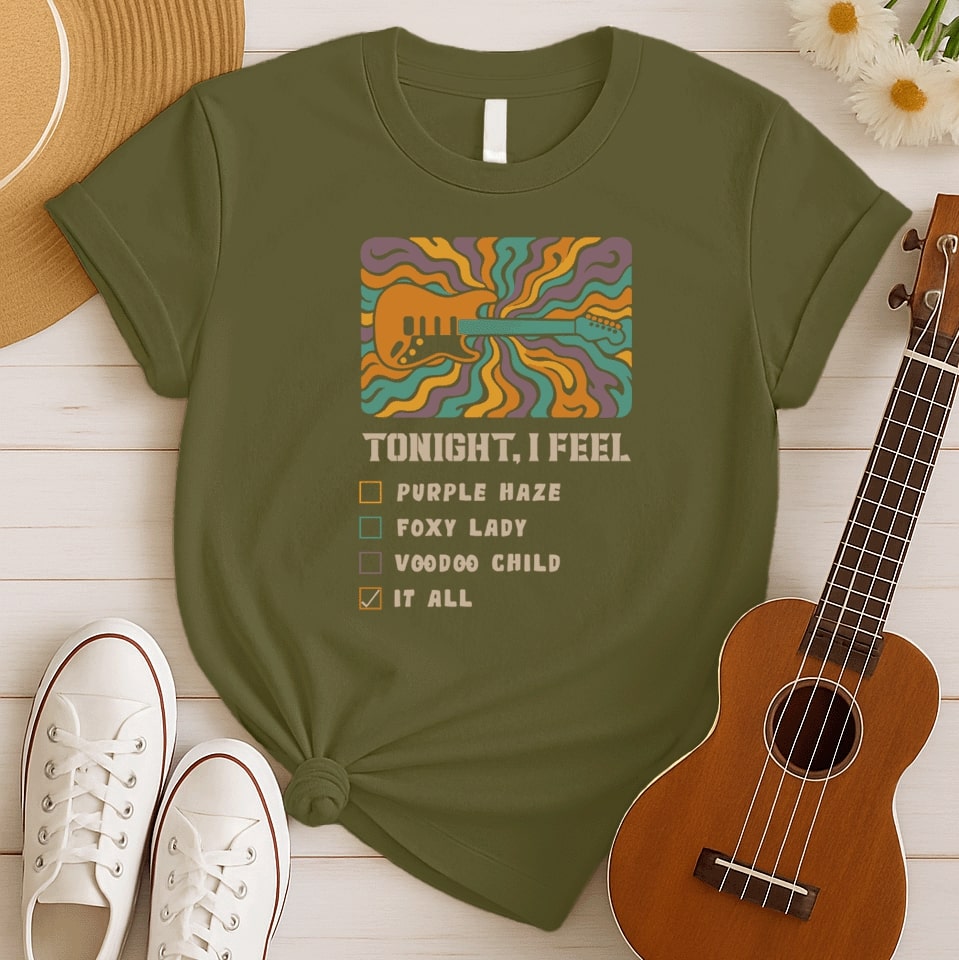 Tonight I Feel | Jimi Hendrix Fan Tshirt