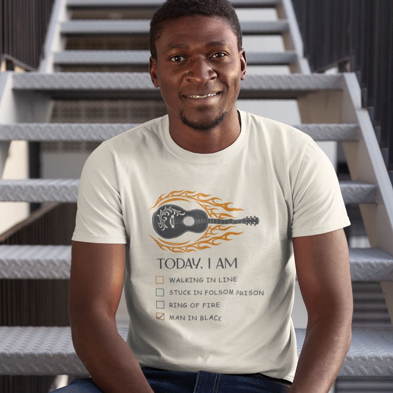Iconic Songs Lyrics | Johnny Cash Country Tee