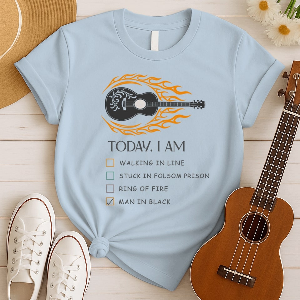 Iconic Songs Lyrics | Johnny Cash Country Tee