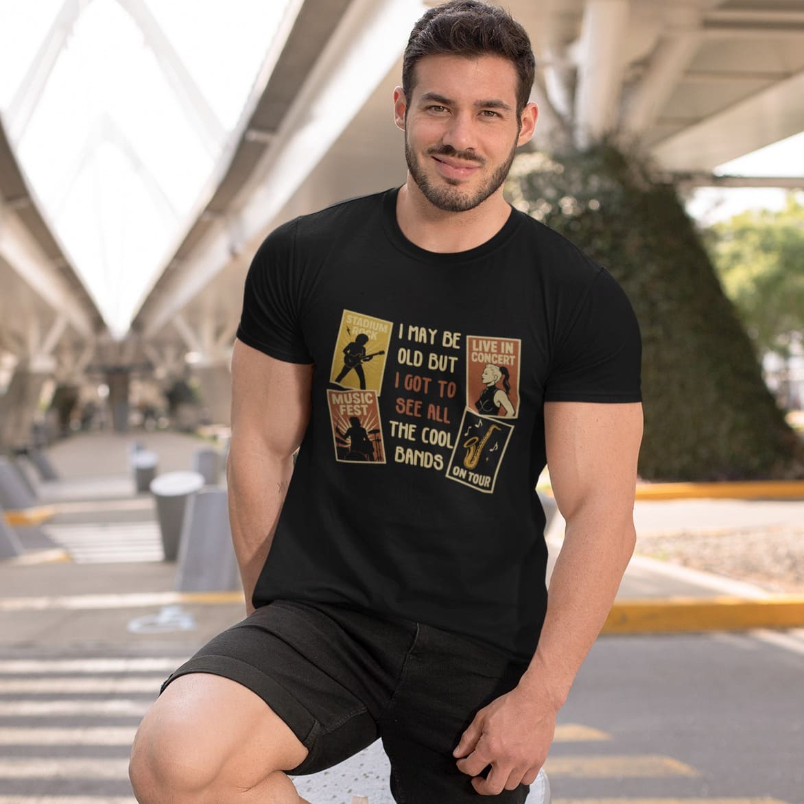 Old Cool Bands | Live Concert Music Tee