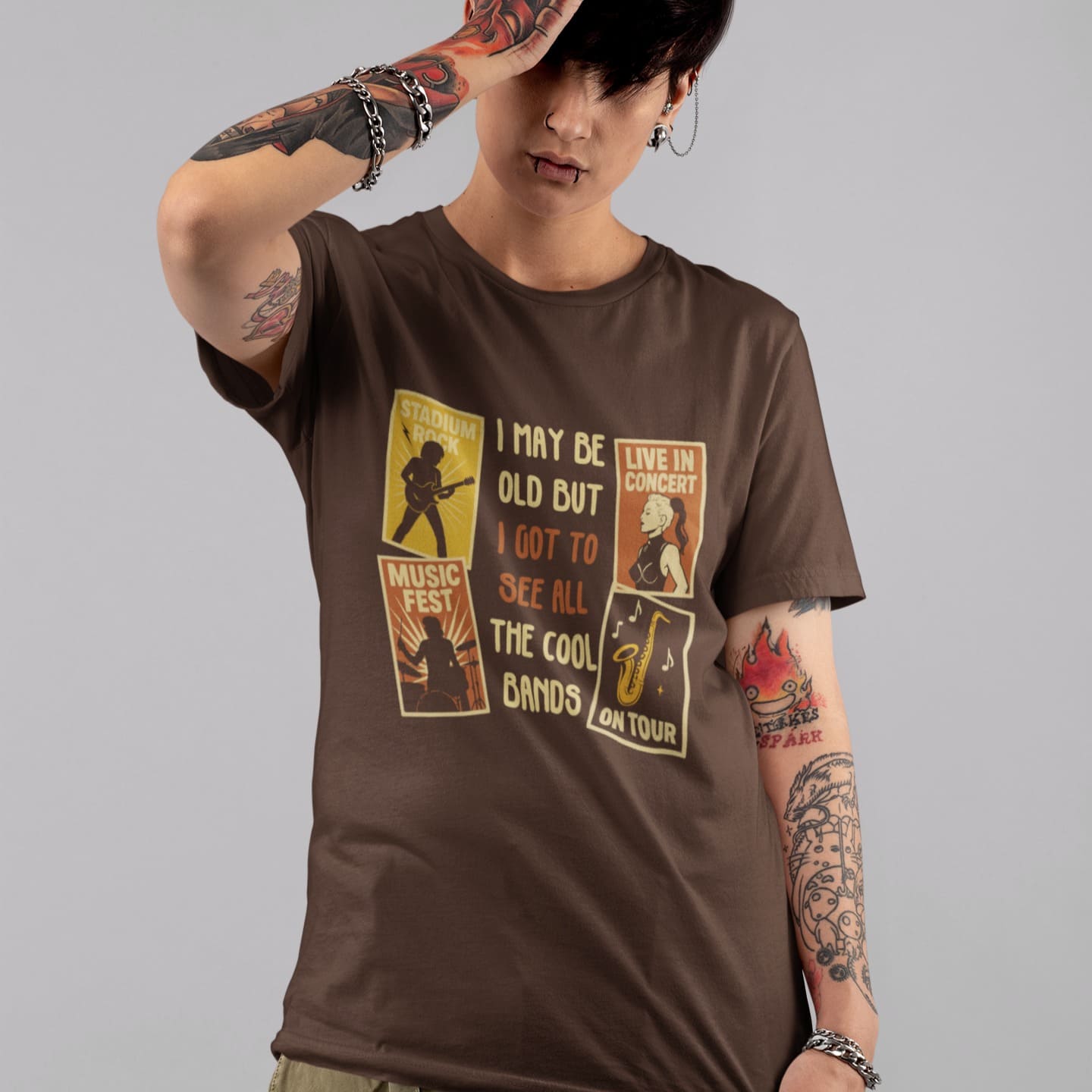 Old Cool Bands | Live Concert Music Tee