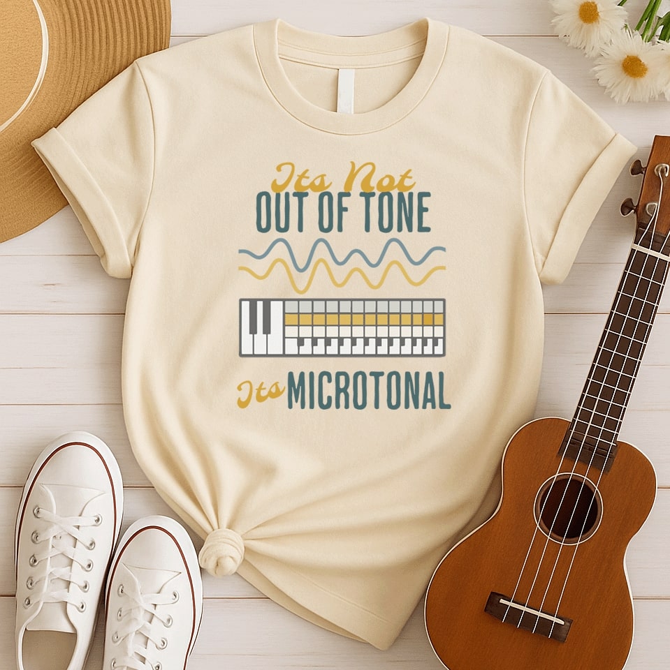 Its Microtonal | Funny Instrument Player Shirt