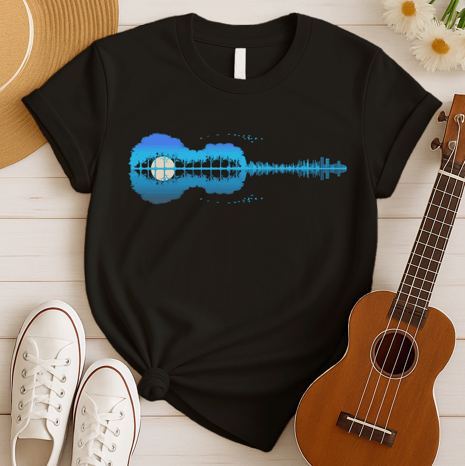 Guitar Lover Nature Tshirt