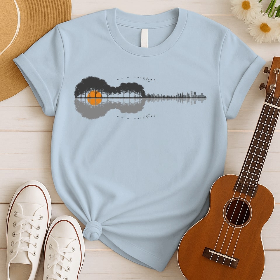 Forest Guitar Sound Wave | Urban Tshirt