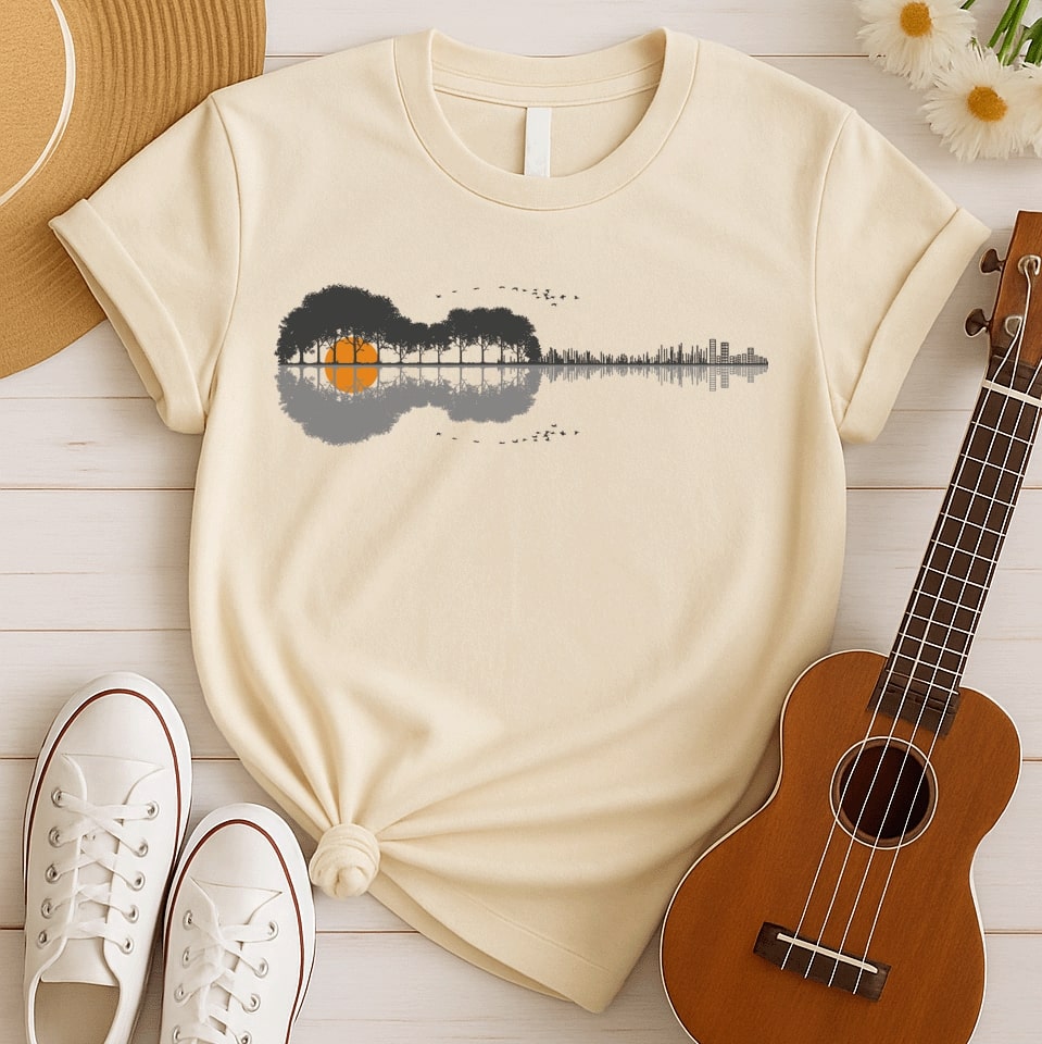 Forest Guitar Sound Wave | Urban Tshirt