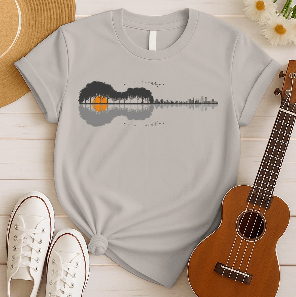 Forest Guitar Sound Wave | Urban Tshirt