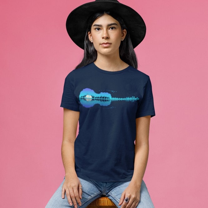 Nature Guitar Vibe | Music Lover Tshirt