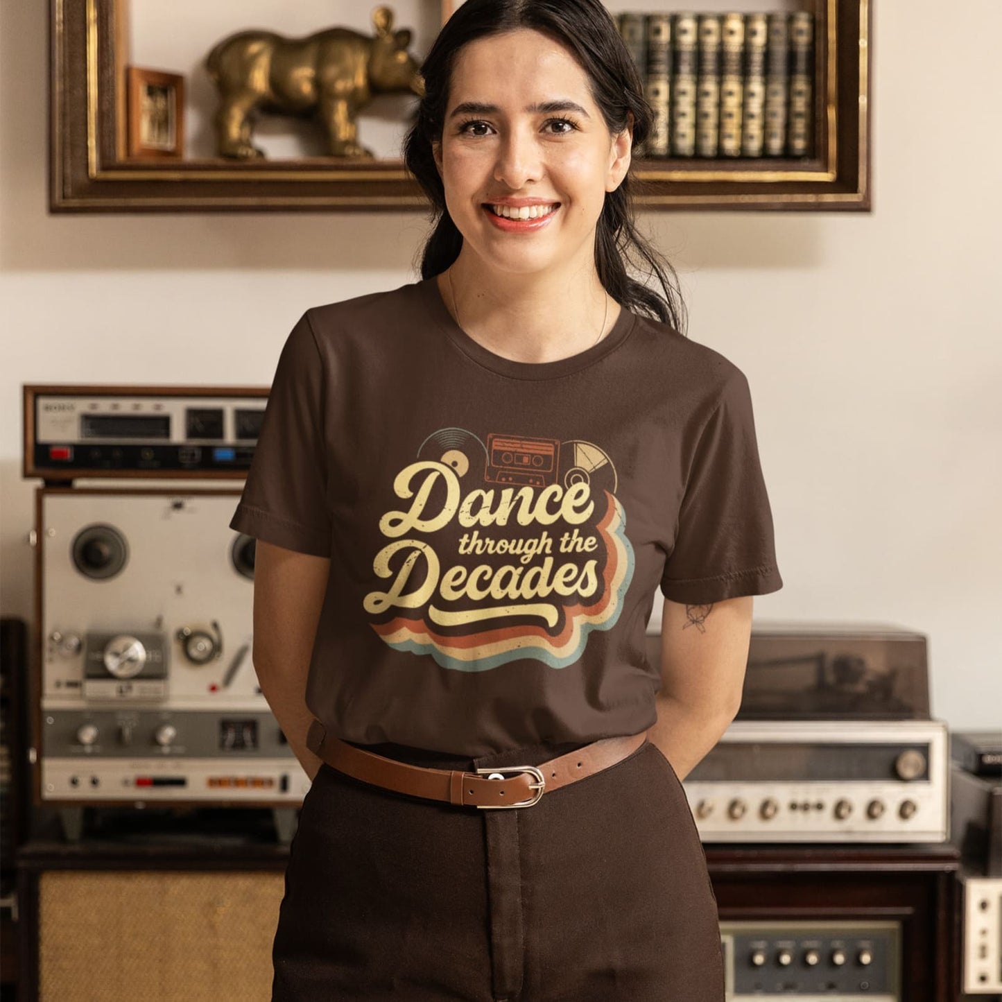 Dance through Decades | 80's Retro Music Tshirt