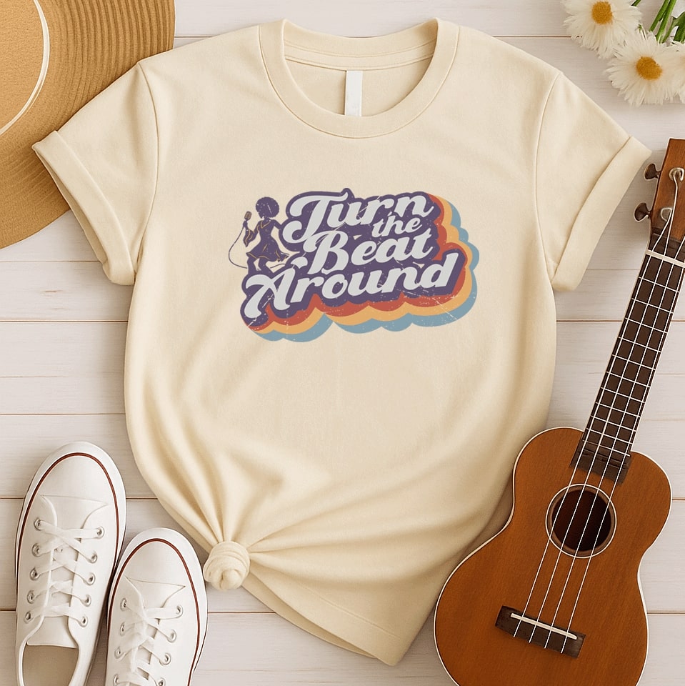 Turn the Beat Around | 70s Music Tshirt
