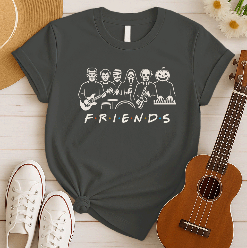Monster Band Friends | Horror Halloween Tshirt
