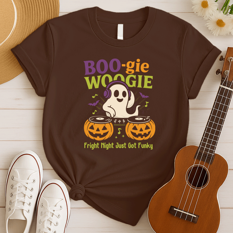 Boo-gie Woogie DJ | Nightparty Halloween Tshirt