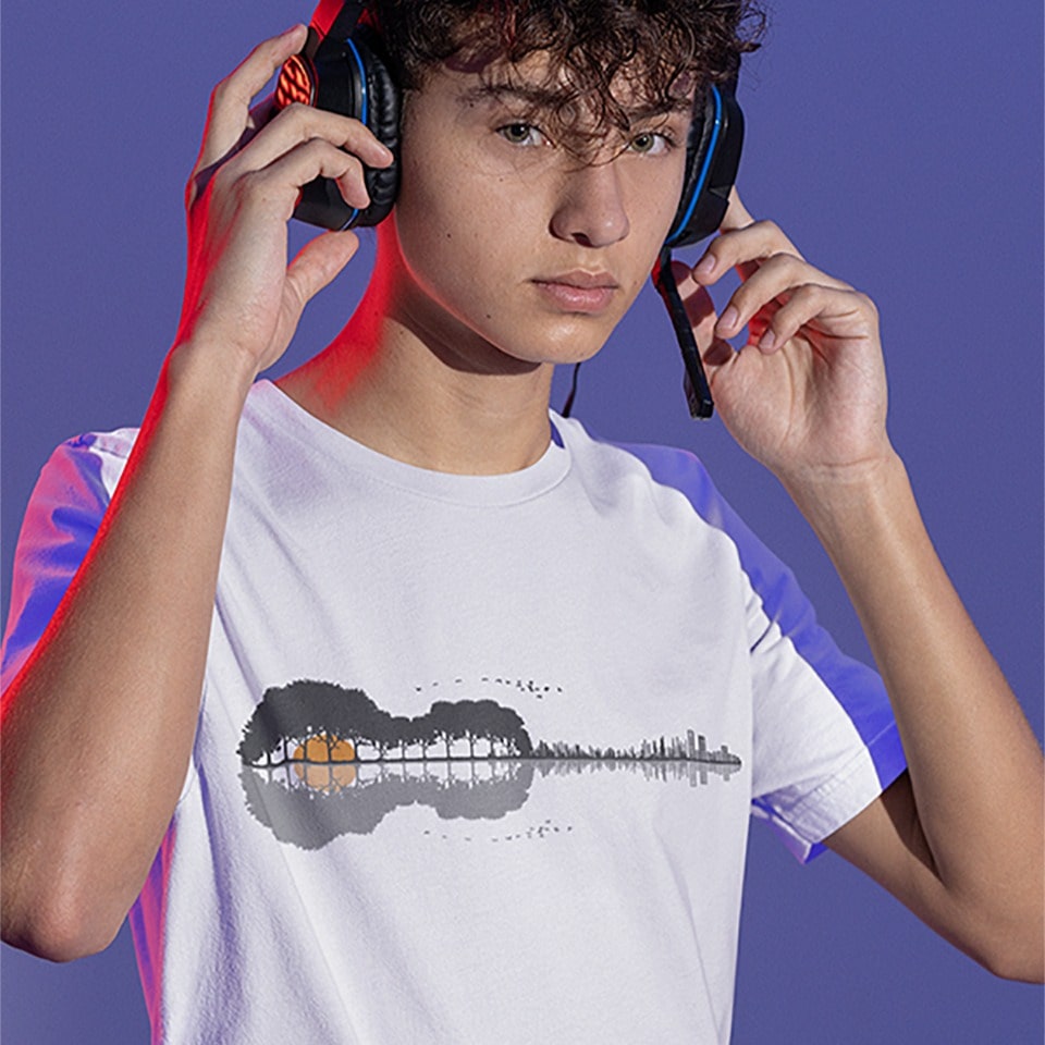 Forest Guitar Sound Wave | Urban Tshirt
