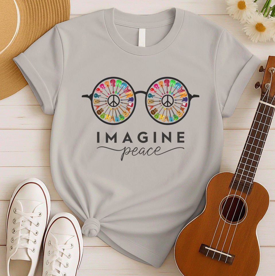 Imagine Peace | John Lennon Fan Tshirt