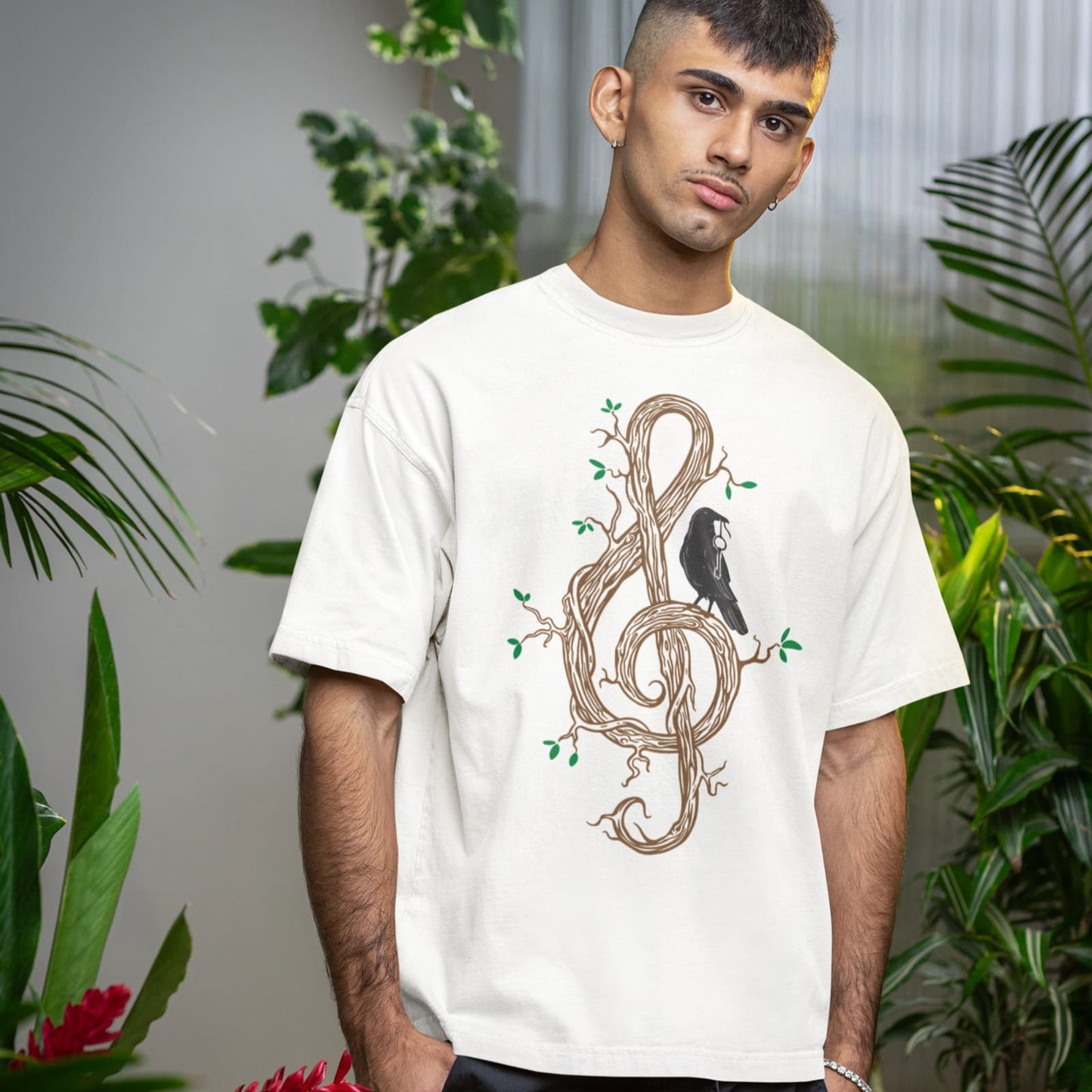 Treble Clef Tree | Music Nature Tshirt