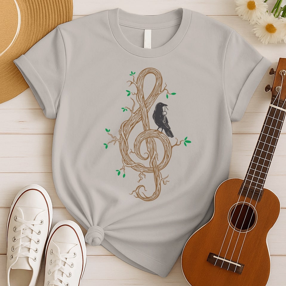 Treble Clef Tree | Music Nature Tshirt