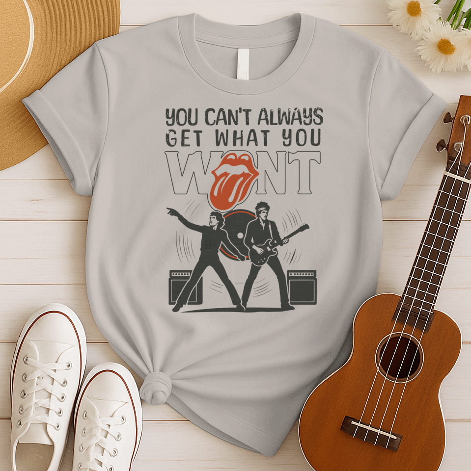 Iconic Song Lyrics | Rolling Stones Fan Tshirt