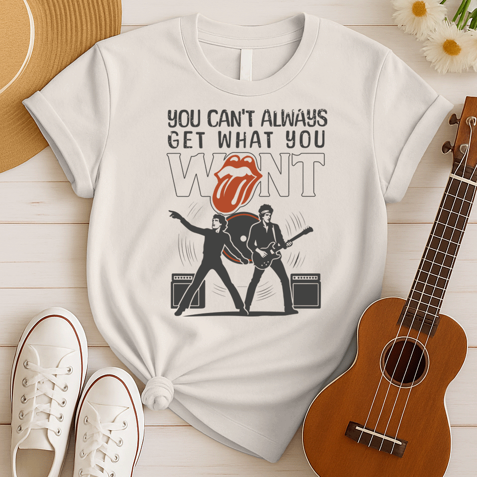 Iconic Song Lyrics | Rolling Stones Fan Tshirt
