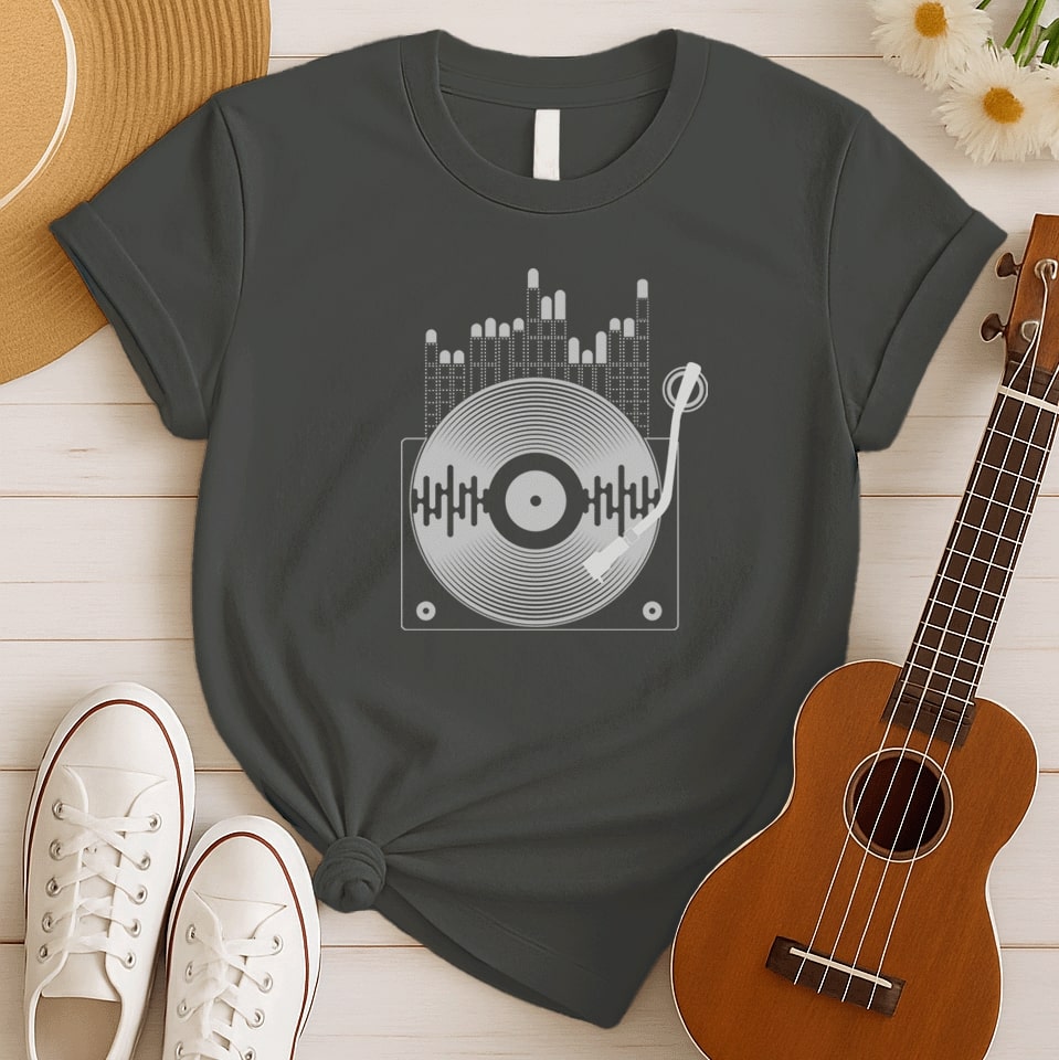 Vinyl Record Player | Music Lover Tshirt
