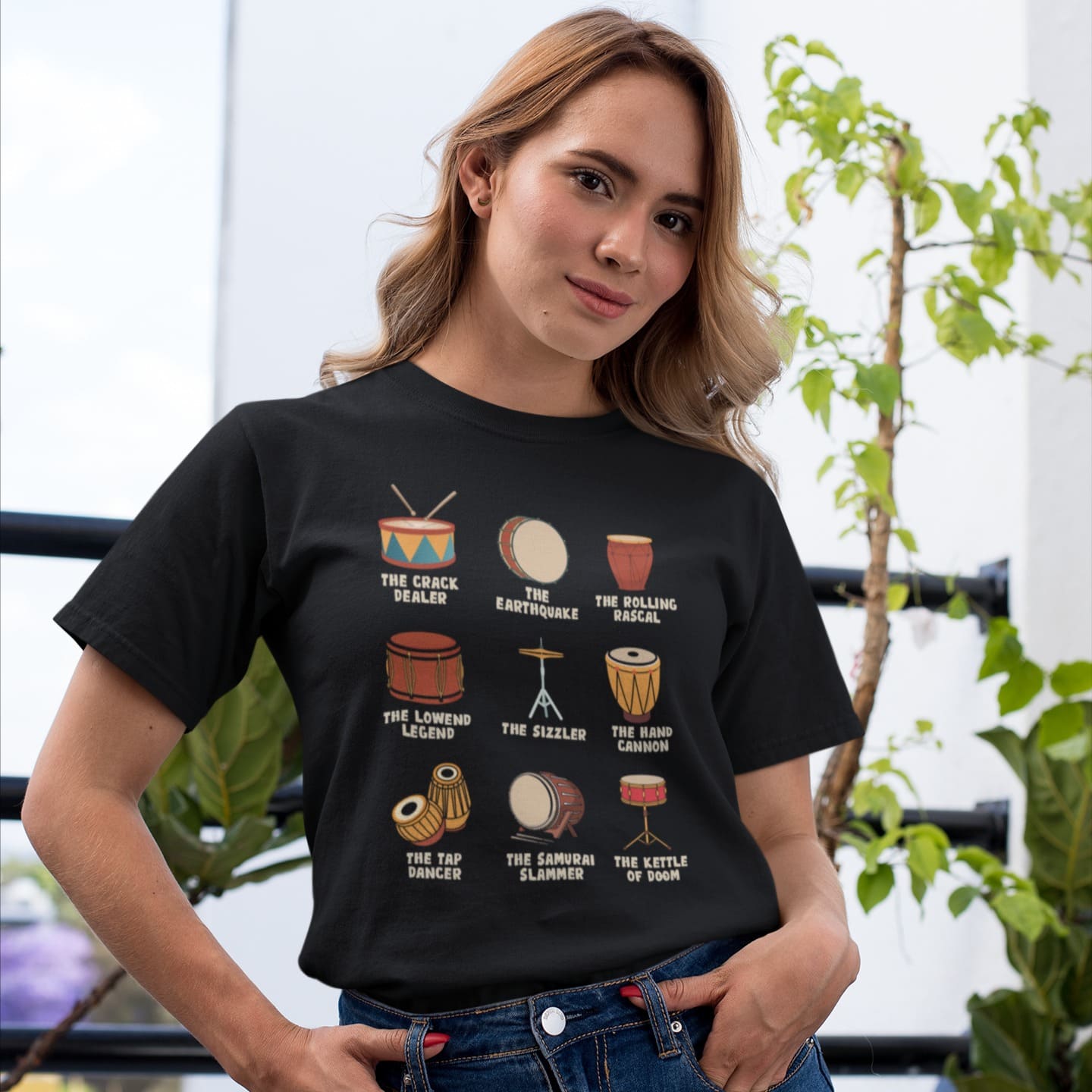 Funny Drummer Names | Musician Humor Tshirt