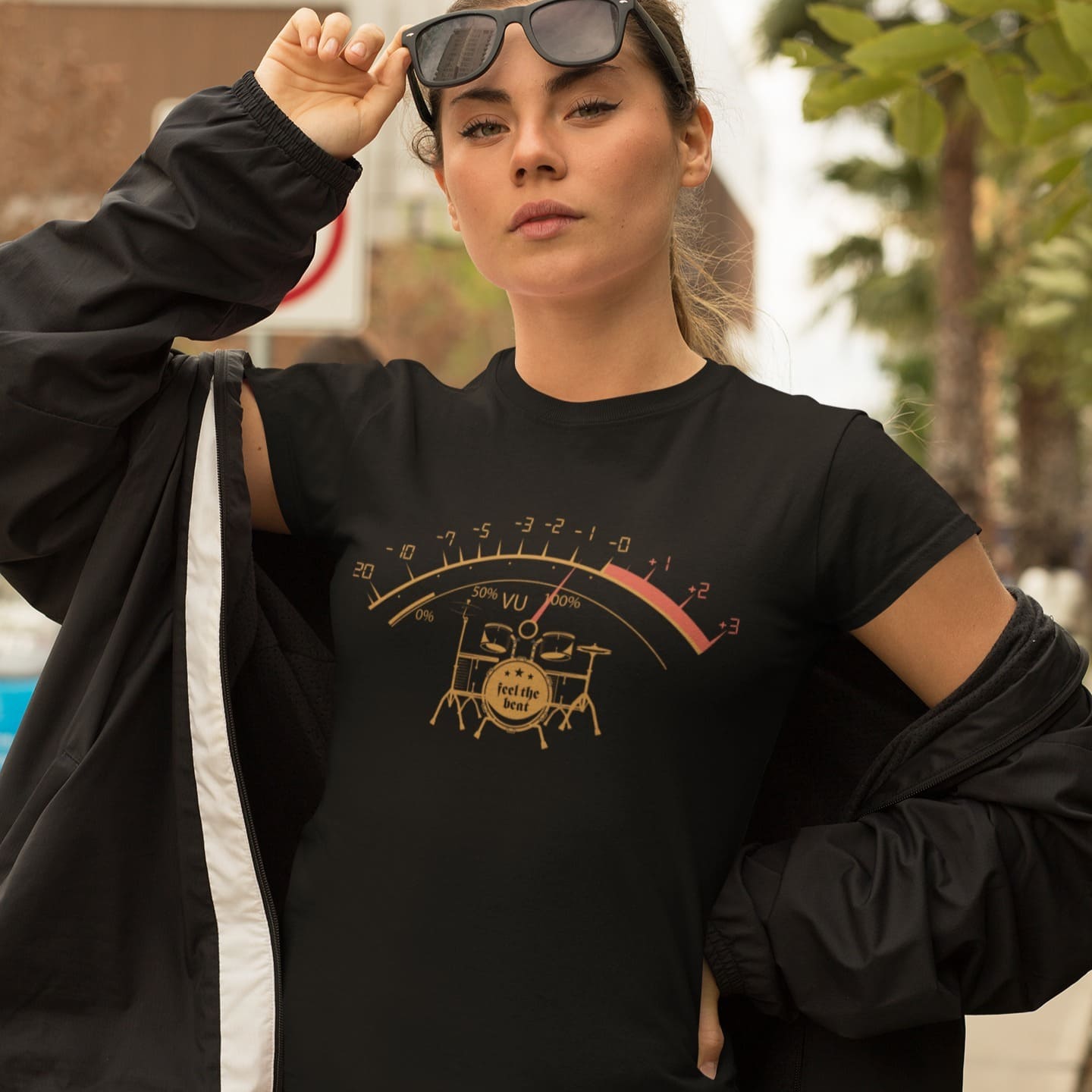 Retro VU Meter | Music Fan Tshirt