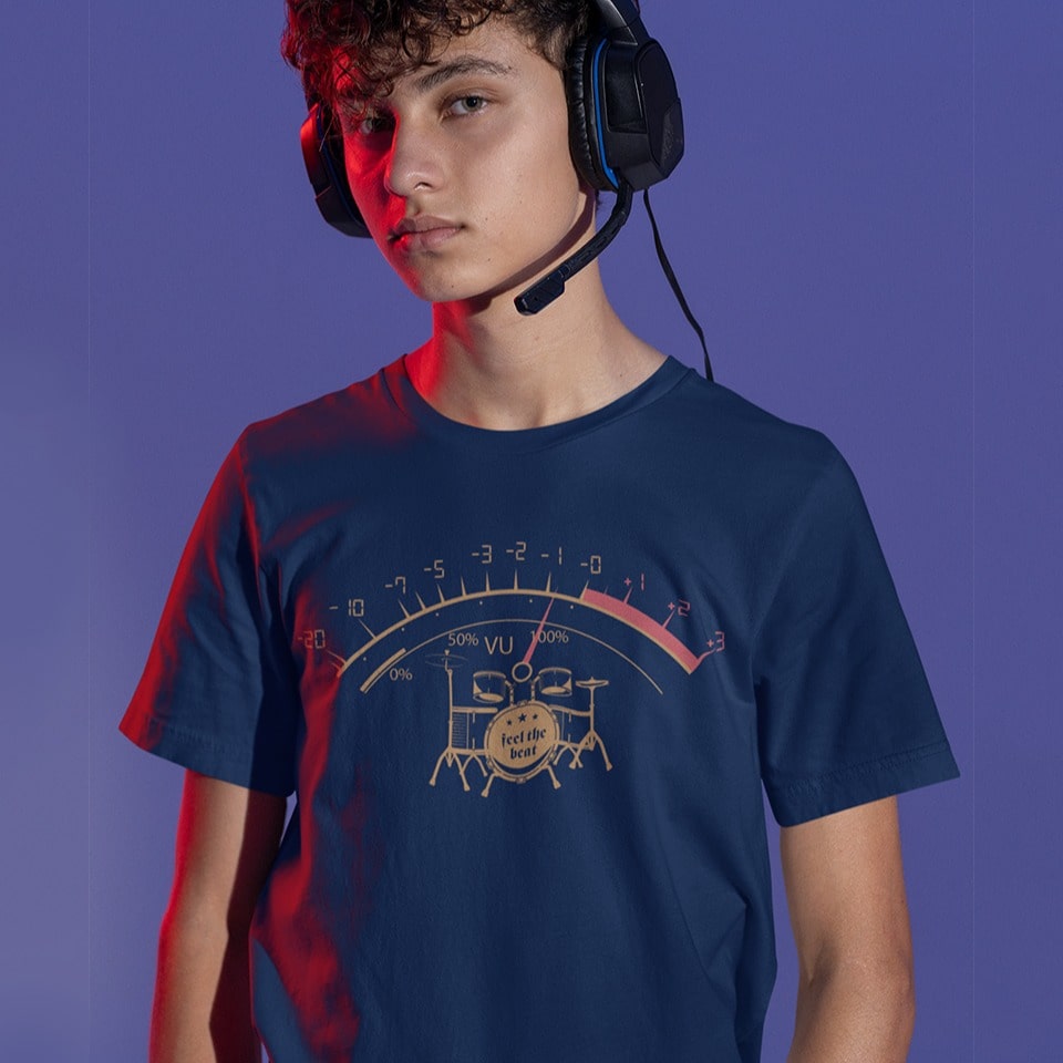 Retro VU Meter | Music Fan Tshirt