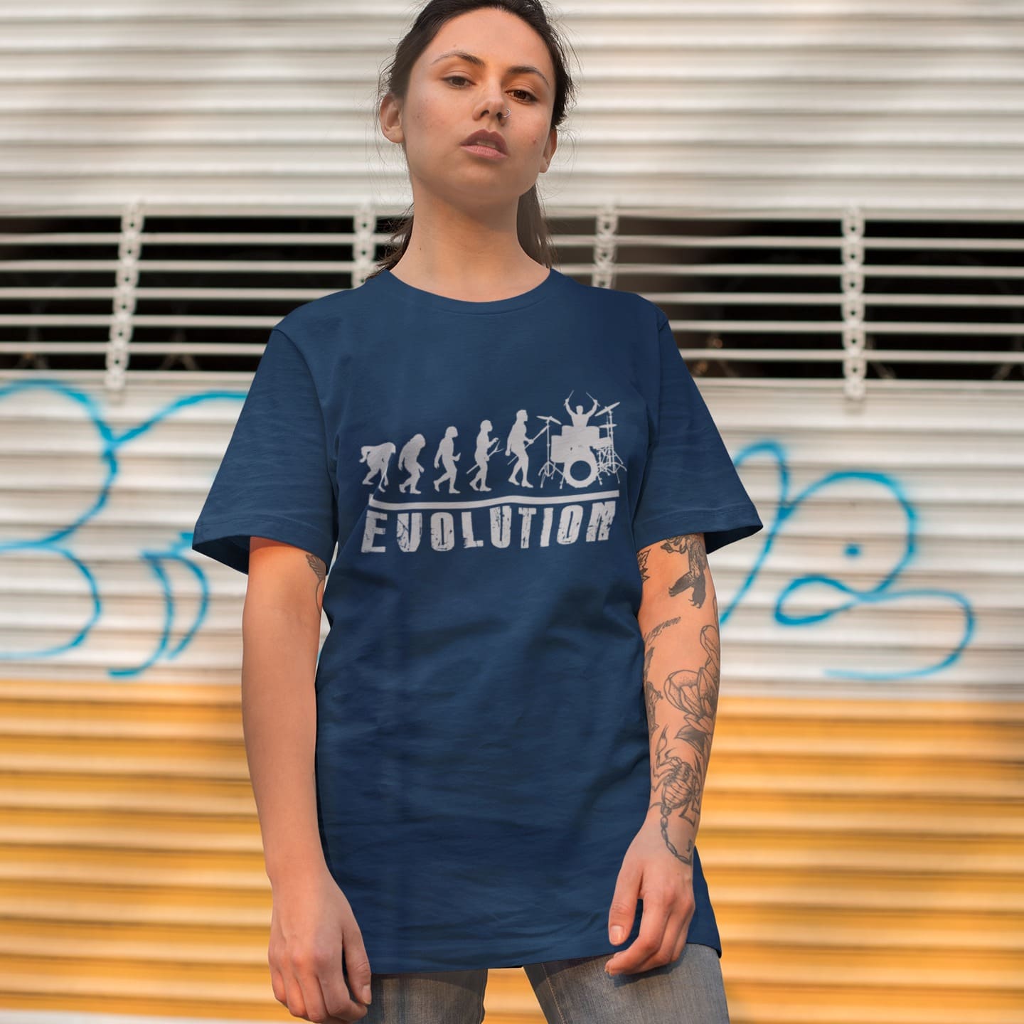 Evolution of Drummer | Drums Lover Tshirt