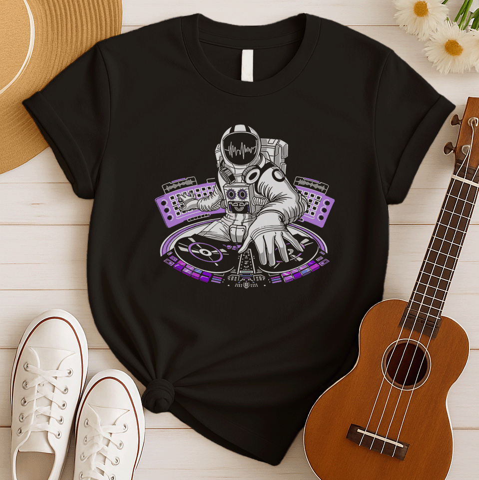 Space DJ Music Tshirt