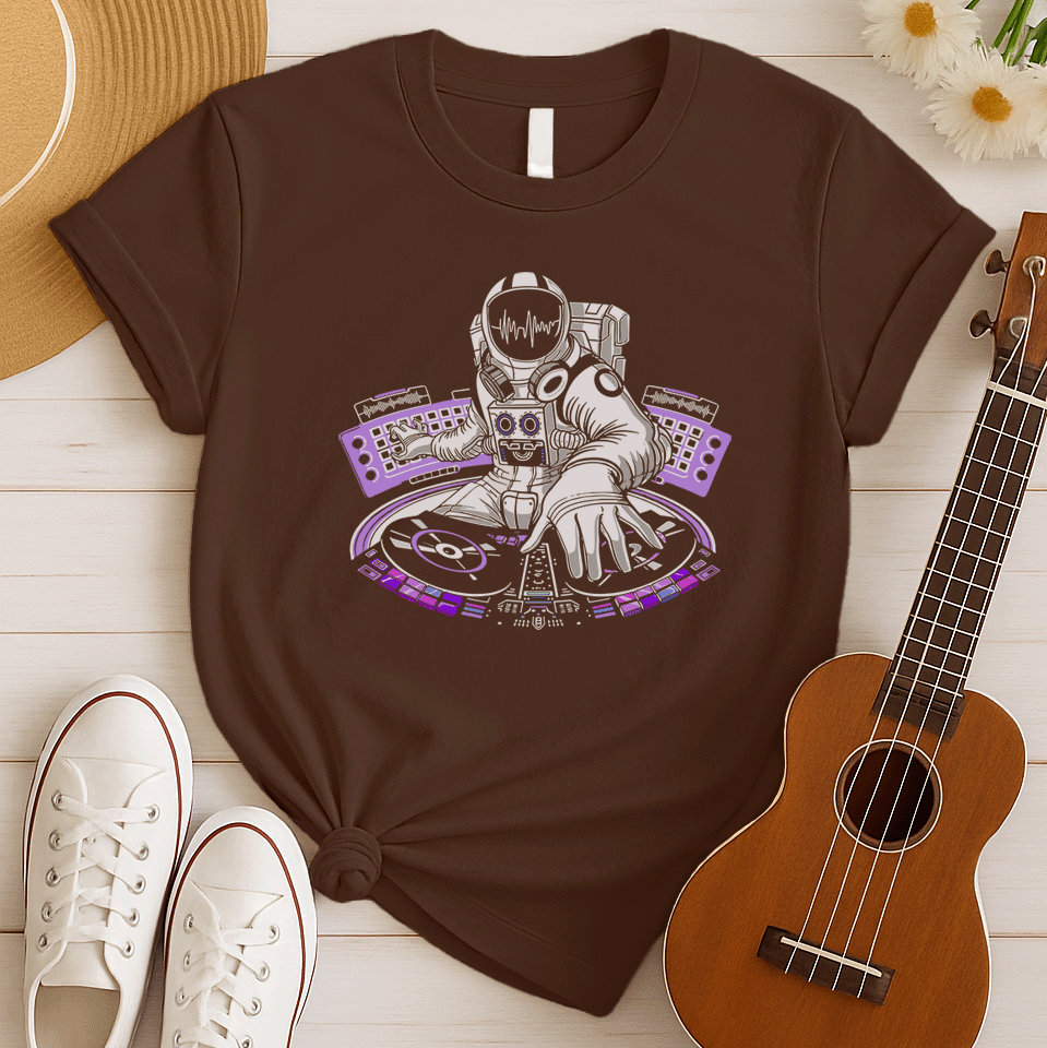 Space DJ Music Tshirt