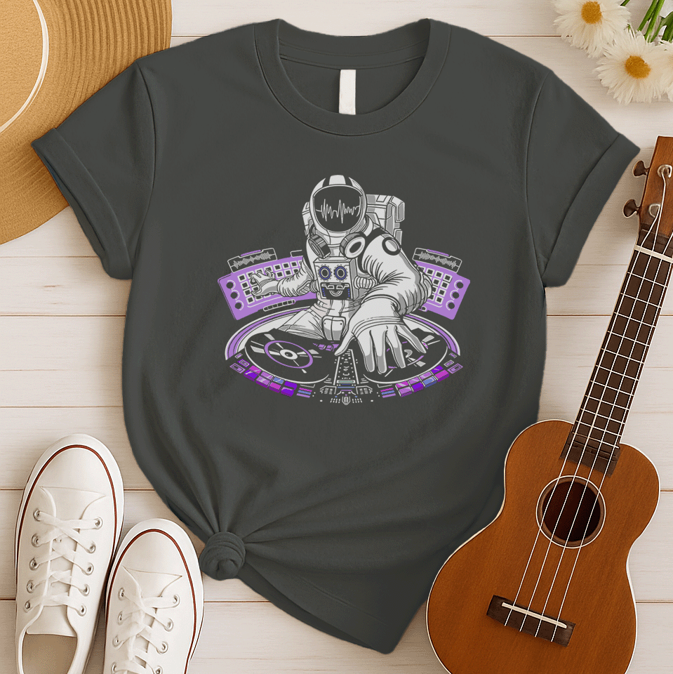 Space DJ Music Tshirt