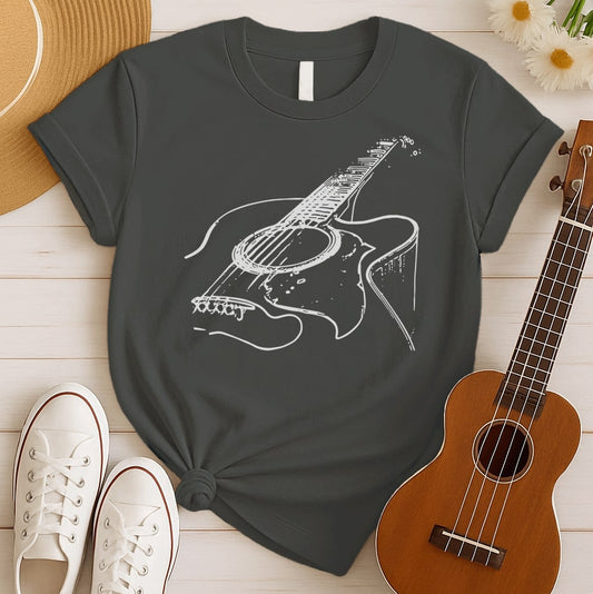 Acoustic Guitar Strings | Music Instrument Tee