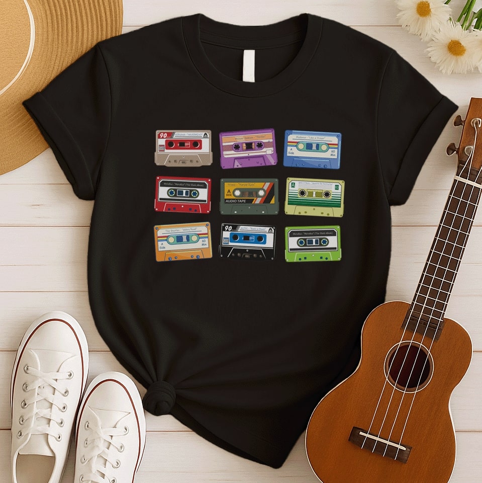 Cassette Mixtape | Retro Music Fan Tee