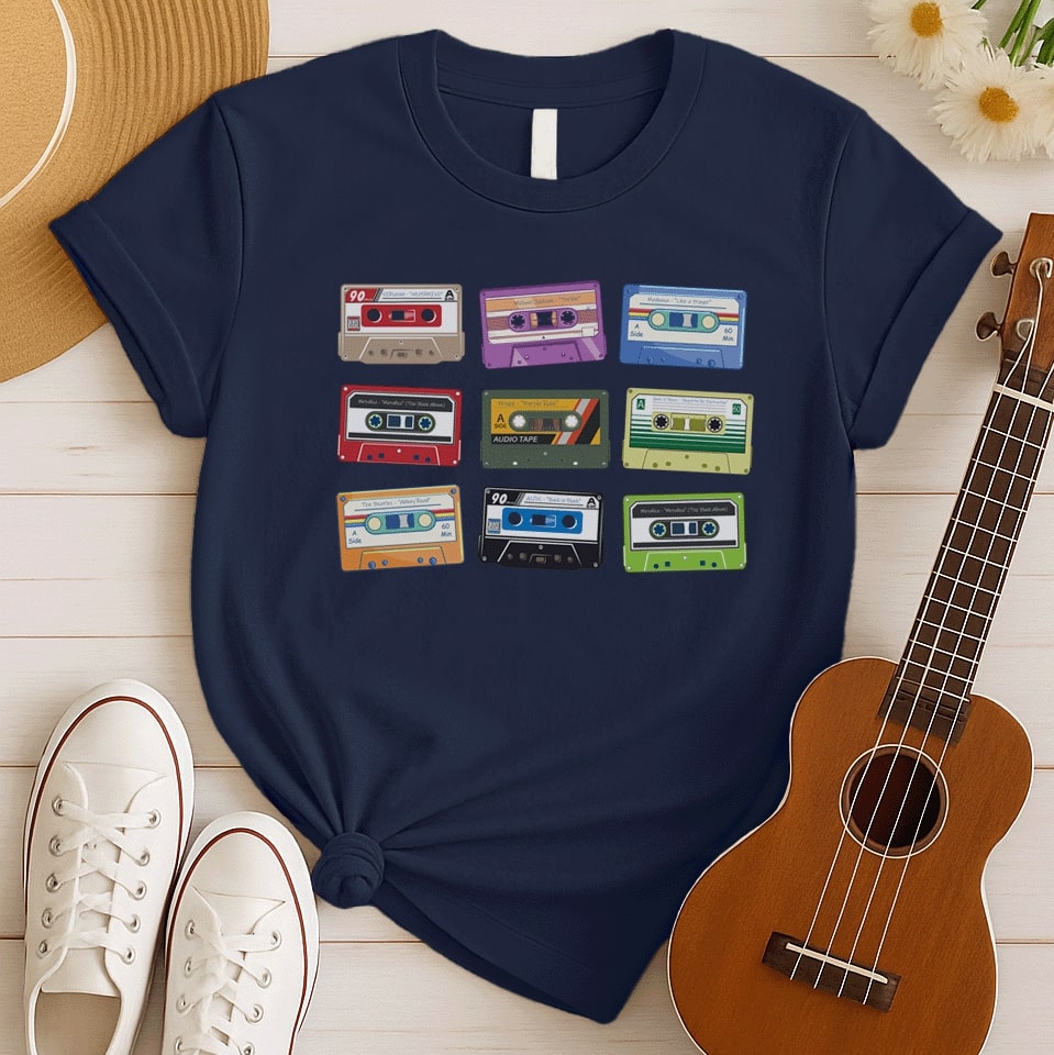 Cassette Mixtape | Retro Music Fan Tee