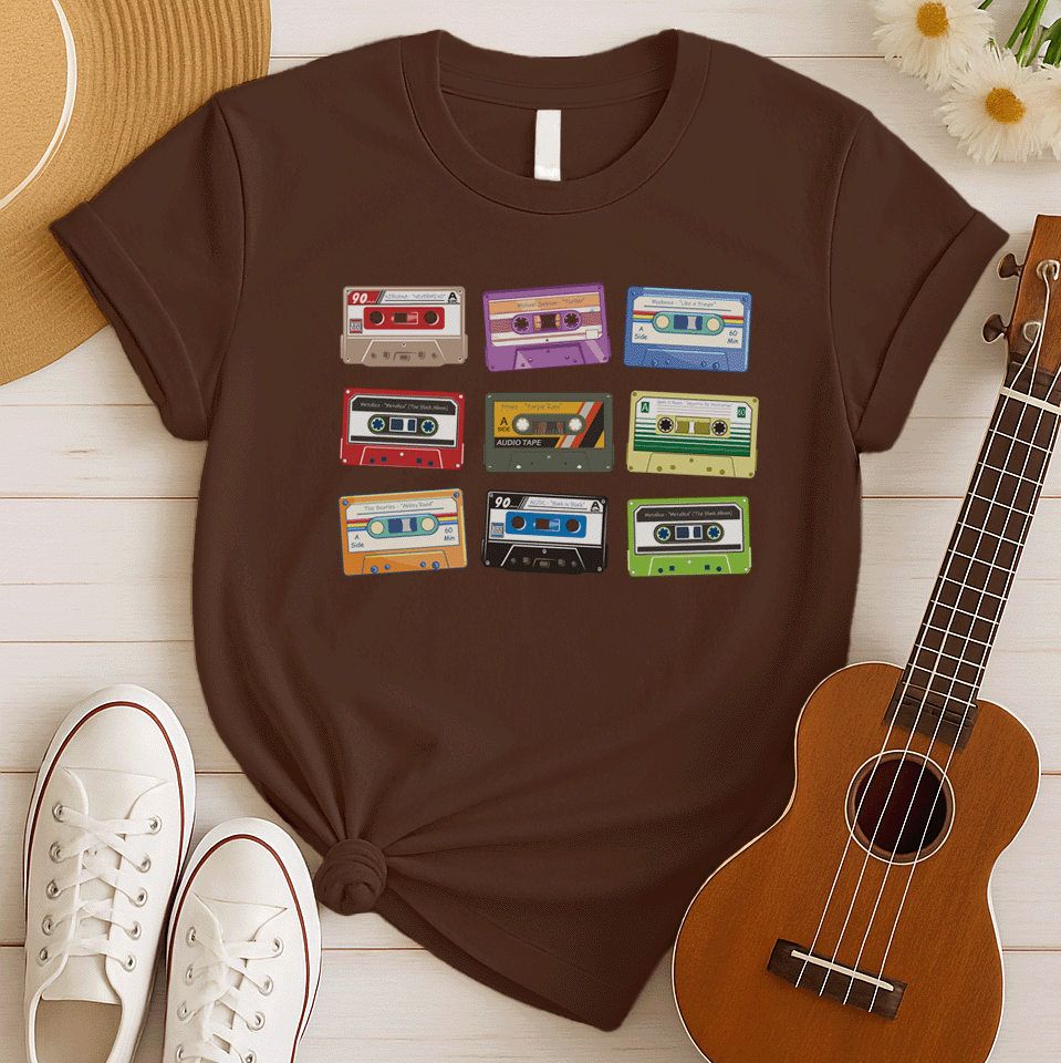 Cassettes Retro Nostalgic Tshirt