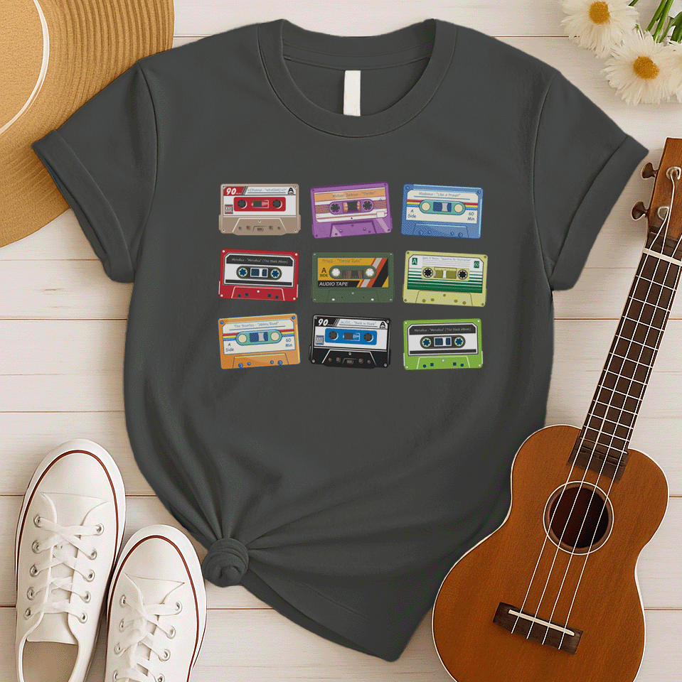 Cassettes Retro Nostalgic Tshirt