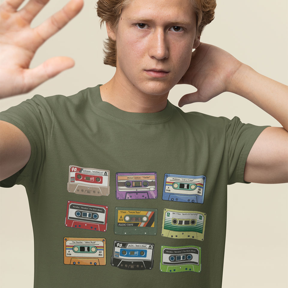 Cassettes Retro Nostalgic Tshirt