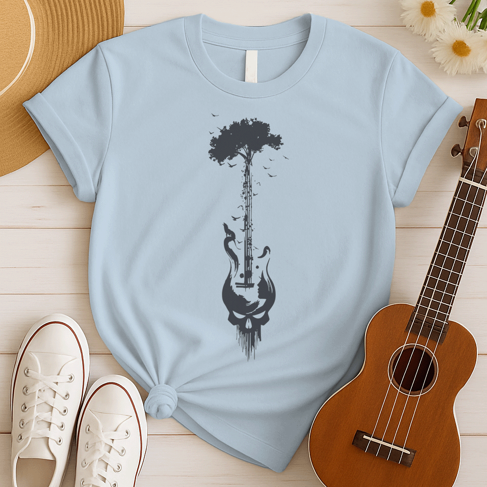 Guitar Lover Nature Music Tshirt