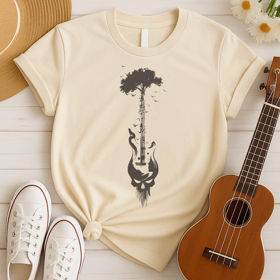 Guitar Lover Nature Music Tshirt