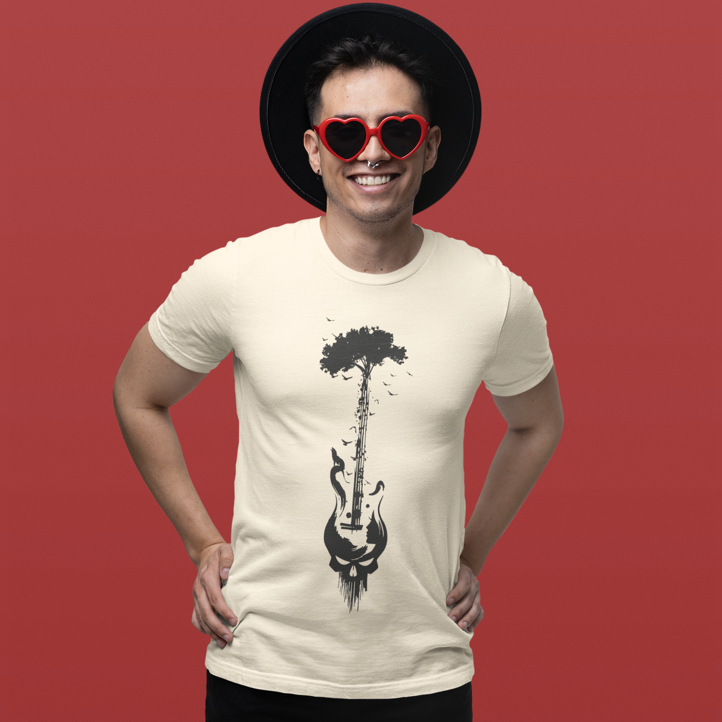 Guitar Lover Nature Music Tshirt
