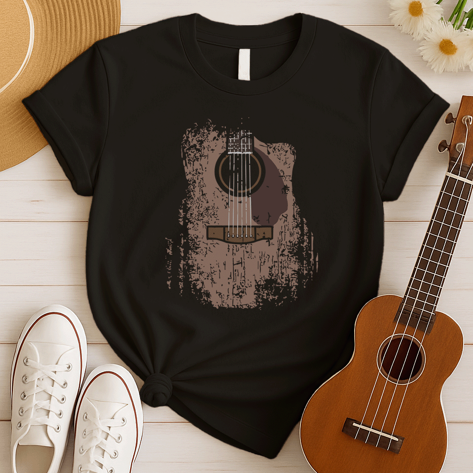 Vintage Guitar Player Tshirt