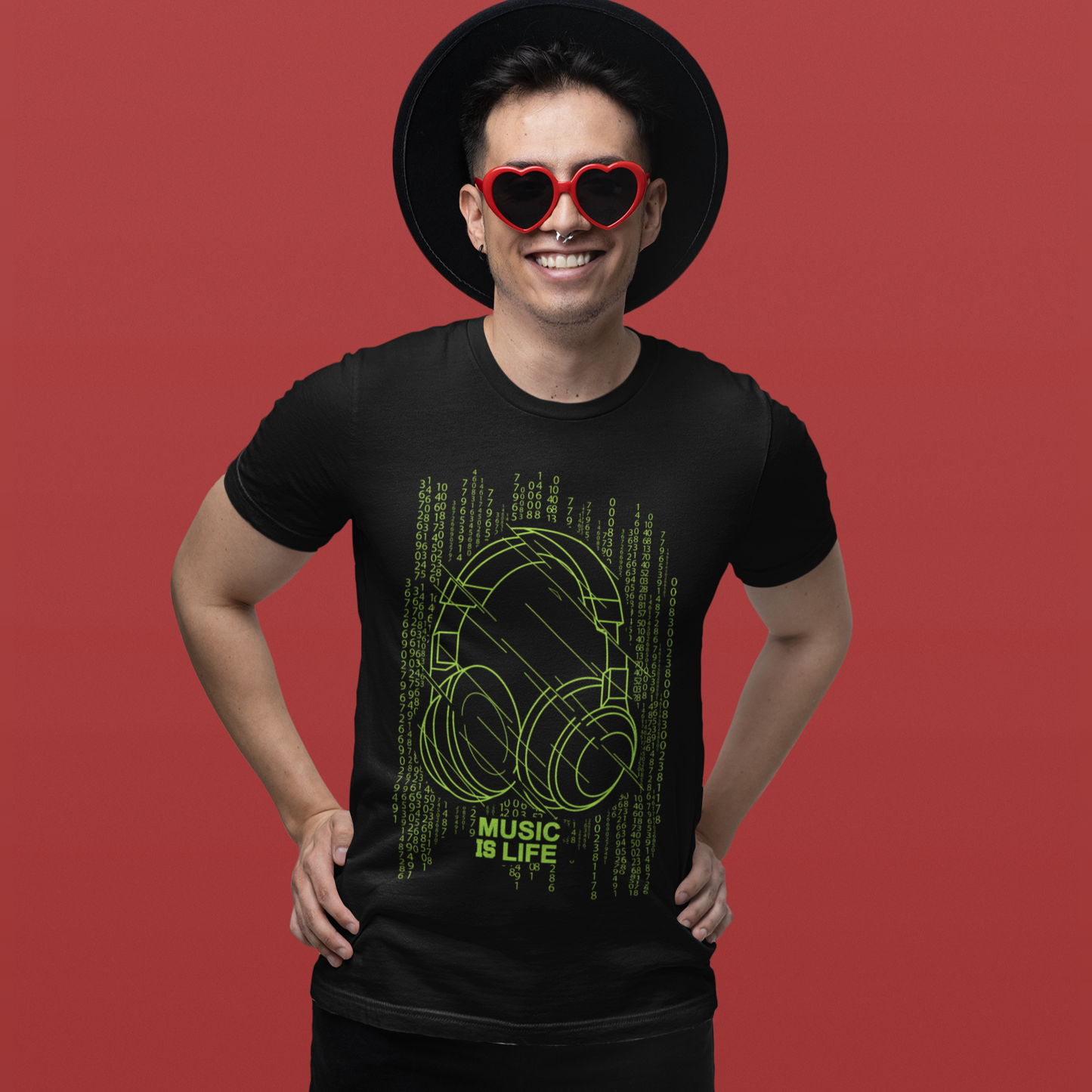 Music is Life Music Lover Tshirt